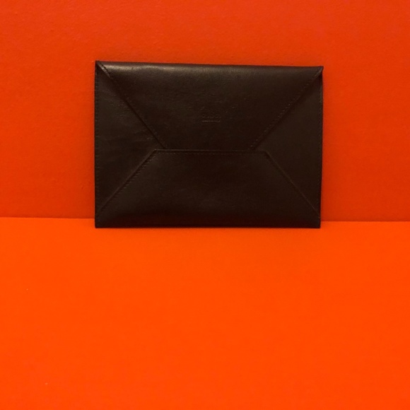 GUCCI Black Leather Envelope Wallet/Clutch - Picture 1 of 2